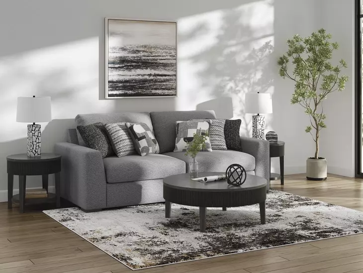 Bealton Salt and Pepper Modular 100" Loveseat
