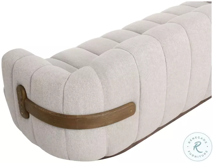 Ezra Dove Cream Sofa