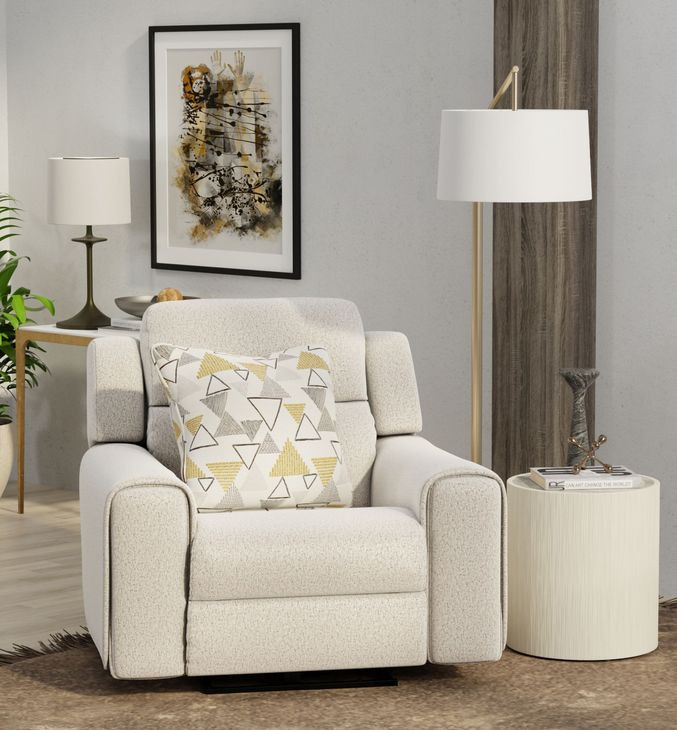 Micah Oatmeal Deep Seat Power Recliner