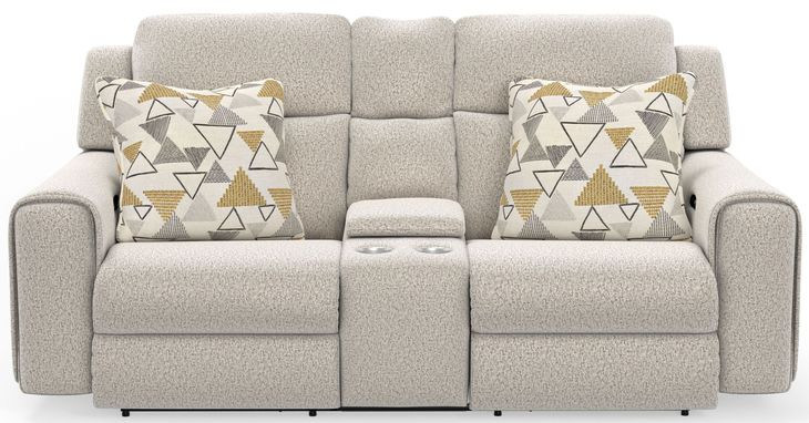 Micah Oatmeal Deep Seat Power Reclining Loveseat