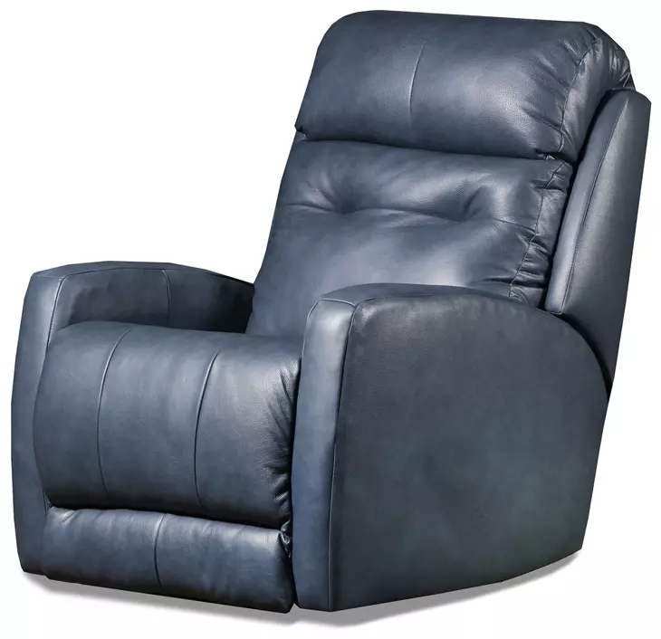 Bank Shot Horizon Leather Power Recliner with Power Headrest and USB Charging