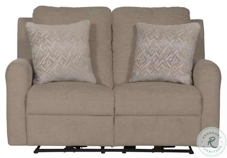 Calvin Putty Power Reclining 55.5" Loveseat
