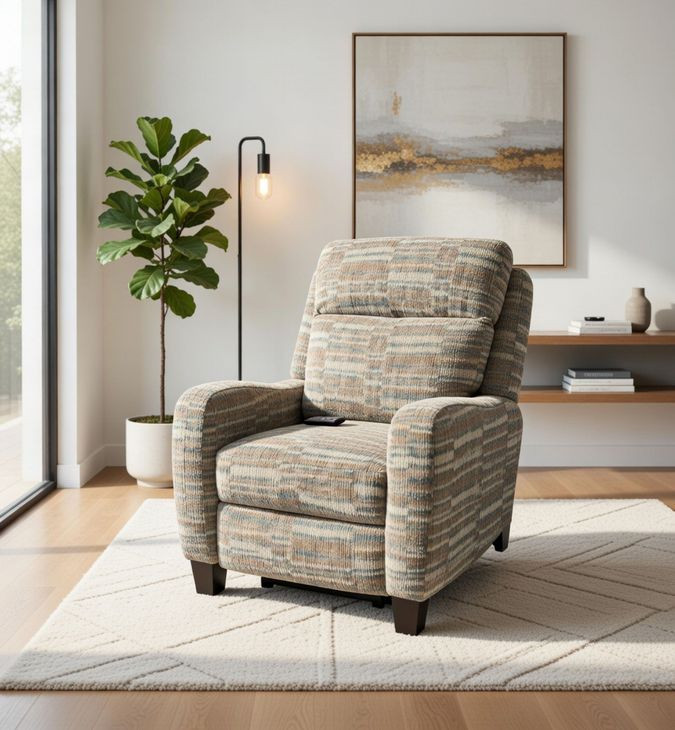 Prestige Watersound Teal Power Headrest Hi-Leg Recliner with USB