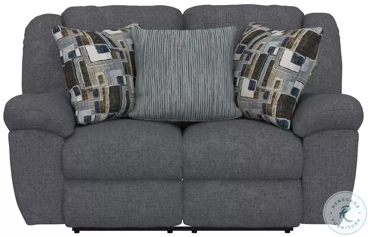 Trifecta Smoke Power Reclining 65" Loveseat