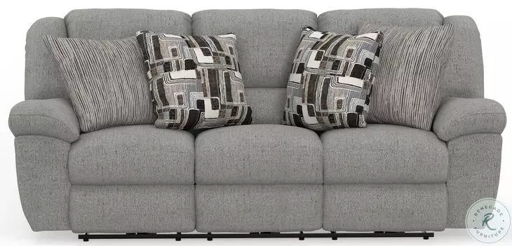 Trifecta Nature Power Reclining 90" Sofa with Drop Down Table