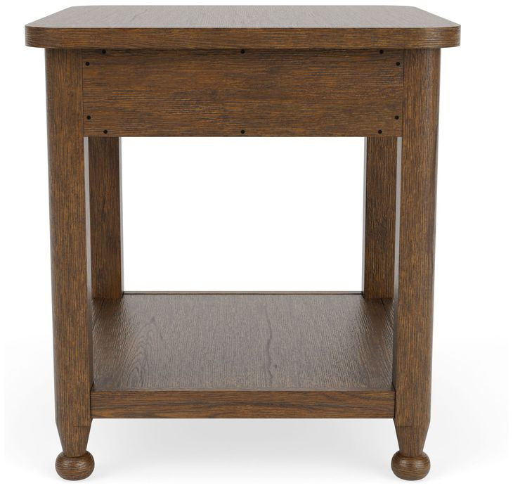 Calhoun Whiskey Oak Rectangular End Table