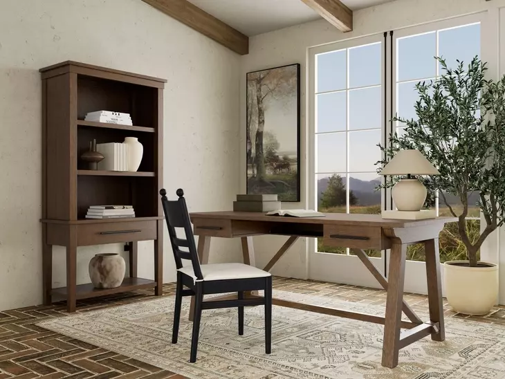 Calhoun Whiskey Oak Home Office Set