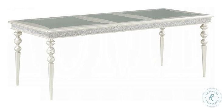 Maverick Platinum 88" Extendable Rectangular Dining Table