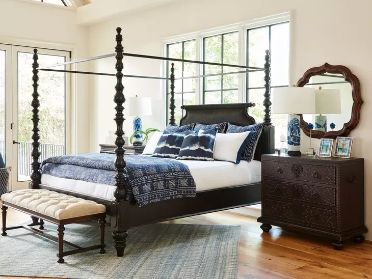 Kingstown Bellport Beige Upholstered 59" Bed Bench