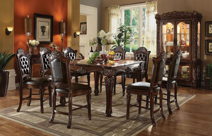 Vendome Cherry Counter Height Dining Room Set