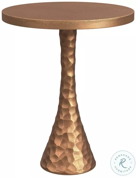 Nero Gold Round Scatter Table