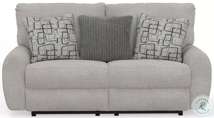 Maxwell Cream Deep Seat Power Reclining 81" Loveseat