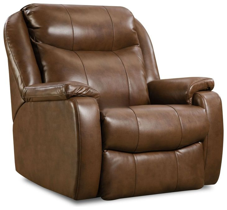 Hercules Amber Leather SoCozi Massage Big Man's Power Headrest Recliner