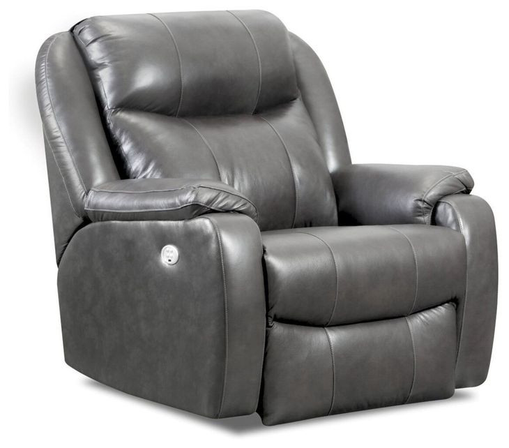 Hercules Graystone Power Recliner with USB Charging