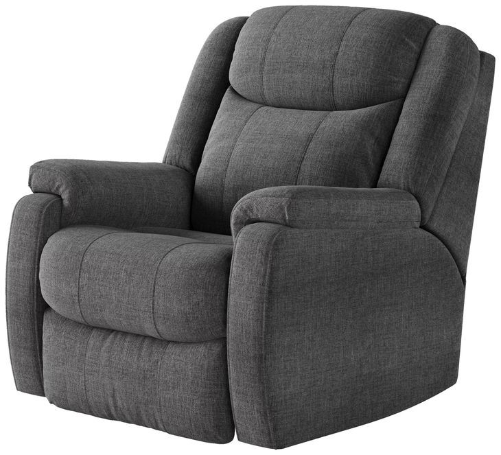 Hercules Bahari Smoke Power Recliner with USB Charging