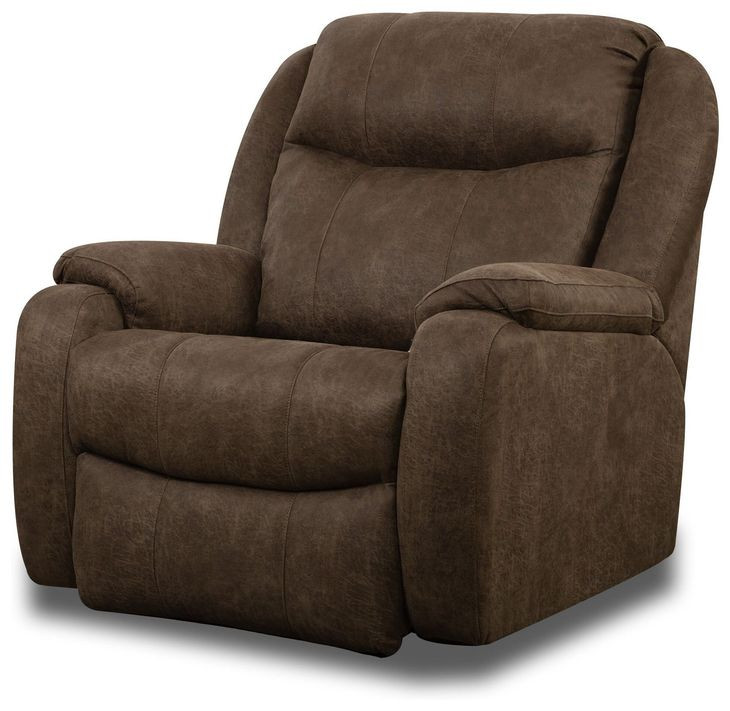 Hercules Bombshell Mocha Power Recliner with USB Charging