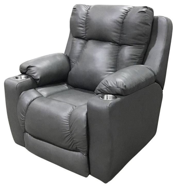 Challenger Graystone Power Recliner with USB Charging