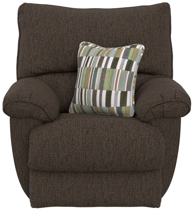 Lenny Chocolate Power Lay Flat Recliner