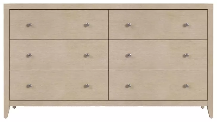 Dana Antique Taupe 6 Drawer Dresser