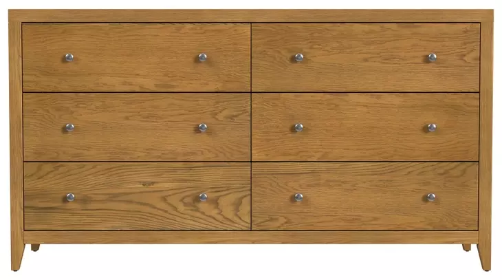 Dana Natural 6 Drawer Dresser