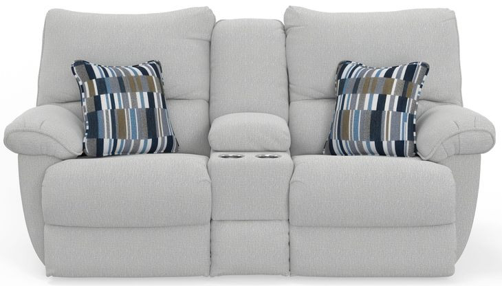 Lenny Winter Power Lay Flat Reclining Console Loveseat