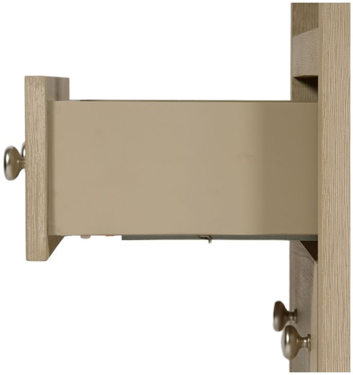 Dana Antique Taupe 2 Drawers Nightstand