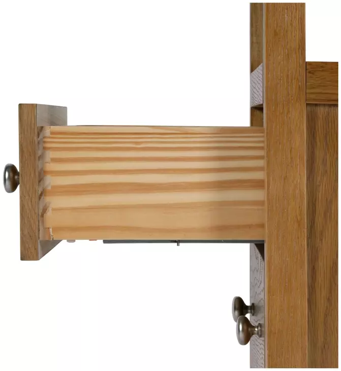 Dana Natural 2 Drawers Nightstand