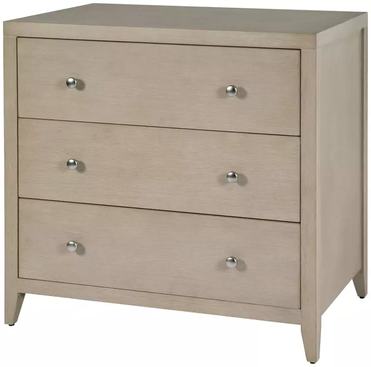 Dana Antique Taupe 3 Drawers Chest