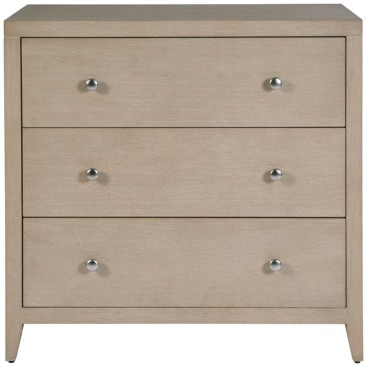 Dana Antique Taupe 3 Drawers Chest