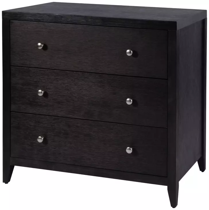 Dana Antique Coffee 3 Drawers Chest
