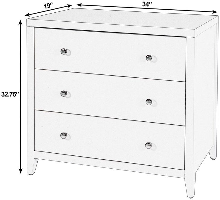 Dana Natural 3 Drawers Chest