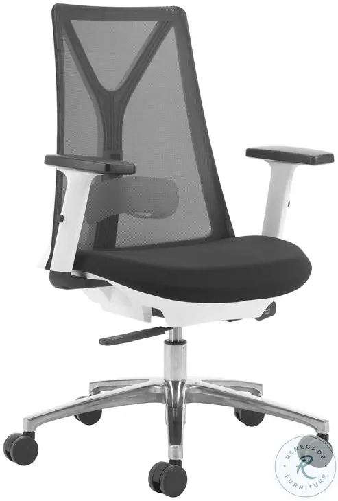 Hasso Black Adjustable Swivel Office Chair