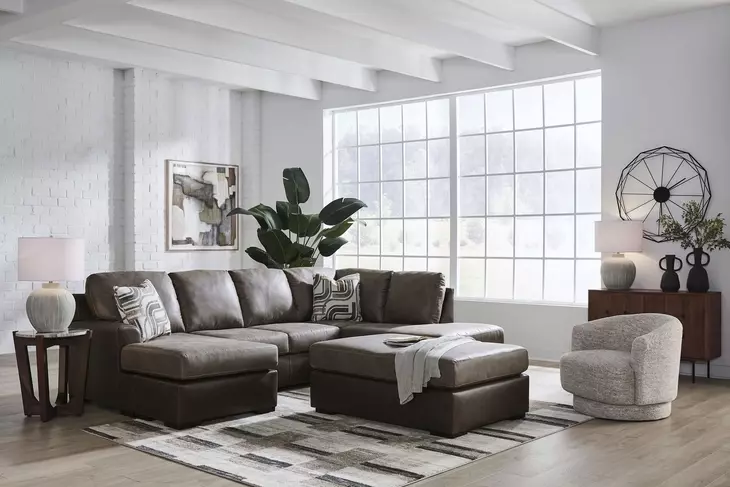 Helson Fossil 2 Piece Modular Sleeper Sectional with RAF Chaise