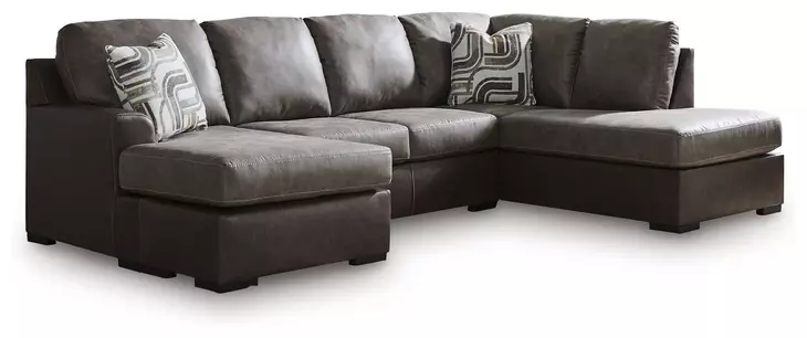 Helson Fossil 2 Piece Modular Sleeper Sectional with RAF Chaise