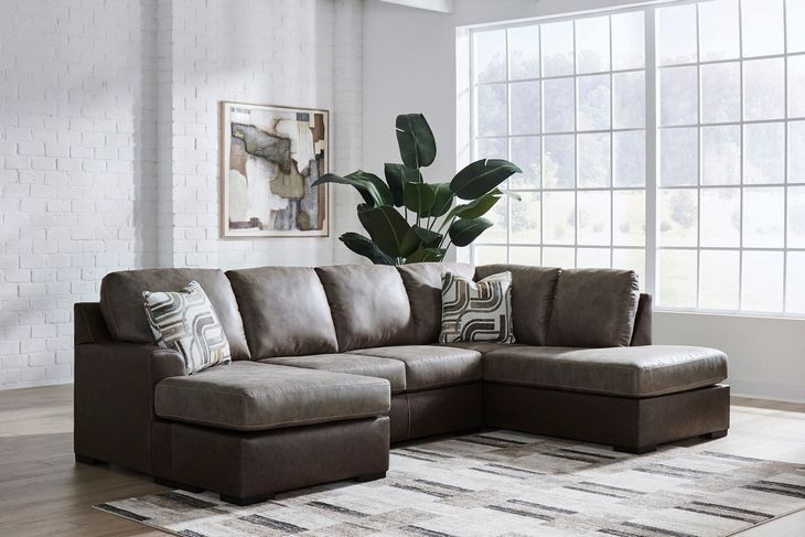 Helson Fossil 2 Piece Modular Sectional with LAF Sofa Chaise