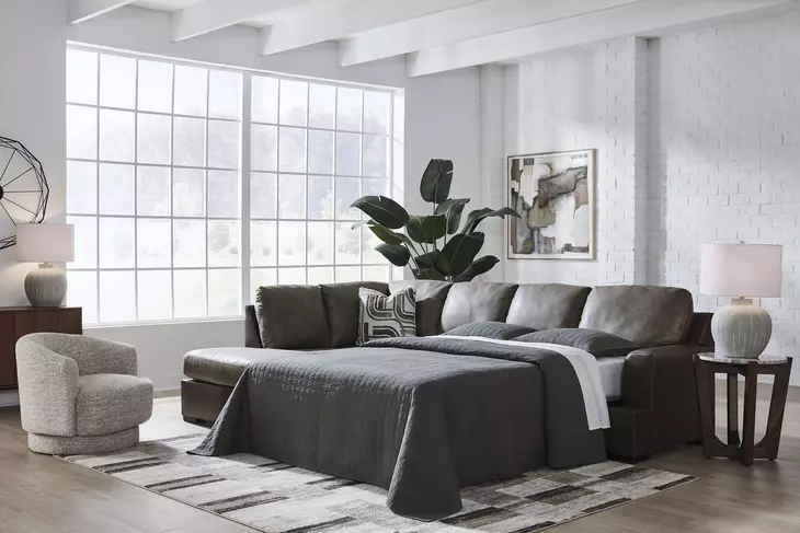 Baltic-Park Fossil 2 Piece Modular Sleeper Sectional with LAF Chaise