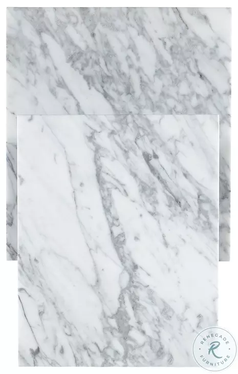 Georgie Silver Two Tiered End Table