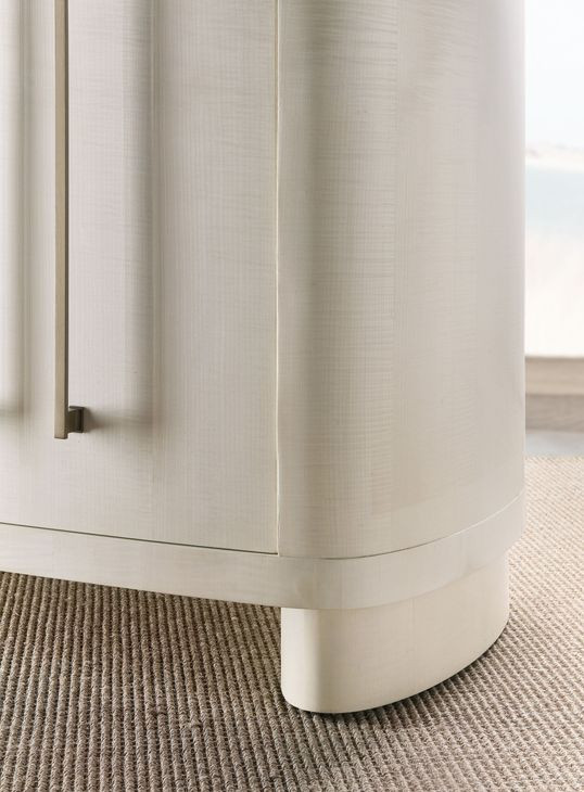 Melange White 3 Door Credenza