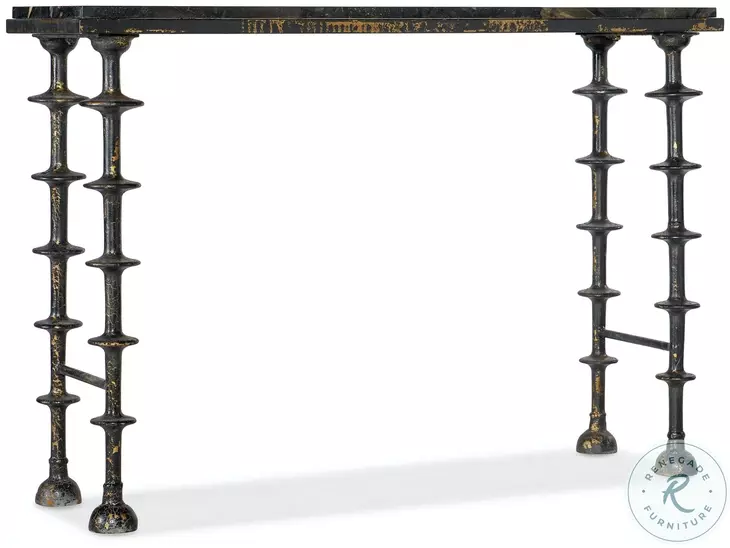 Evelina Black Console Table