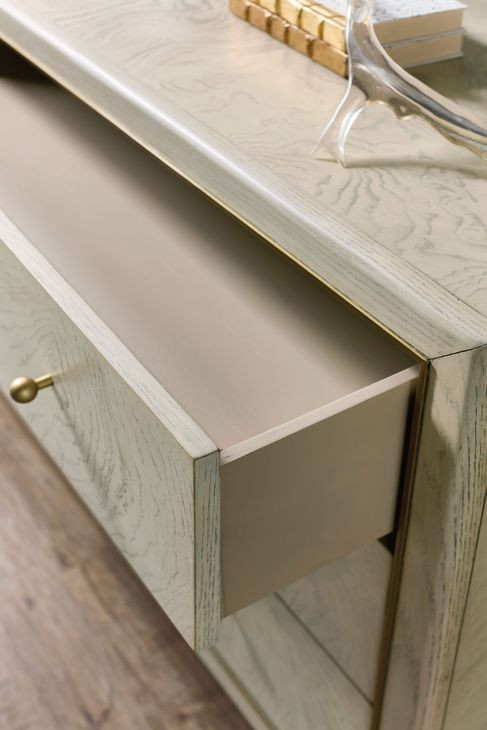Melange Cream 3 Drawer Accent Chest