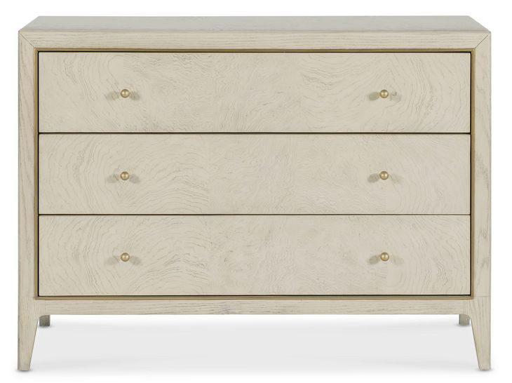 Melange Cream 3 Drawer Accent Chest
