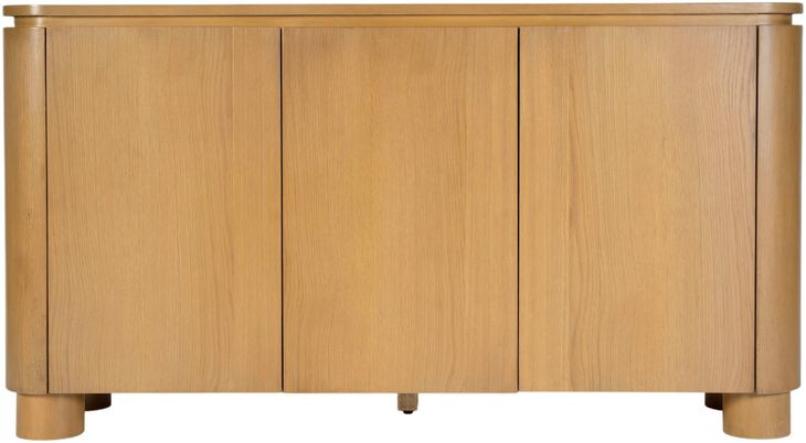 Genoa Light Oak 3 Doors Sideboard with Storage