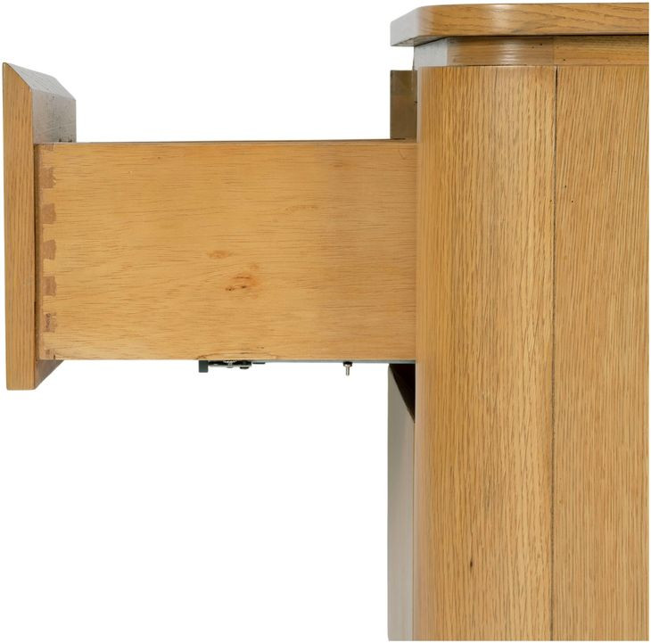 Genoa Light Oak 2 Drawers Nightstand