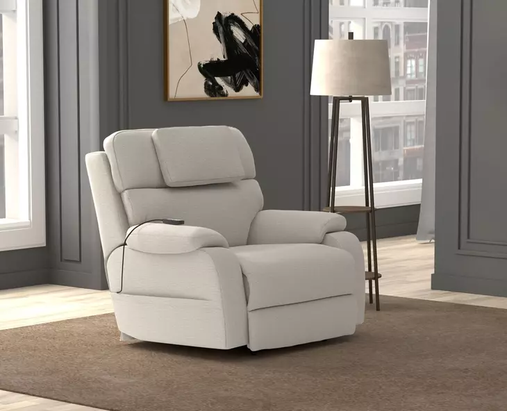 Dreamtime Beach Performance Fabric Zero Gravity Power Recliner with USB Chargingand Neck Pillow