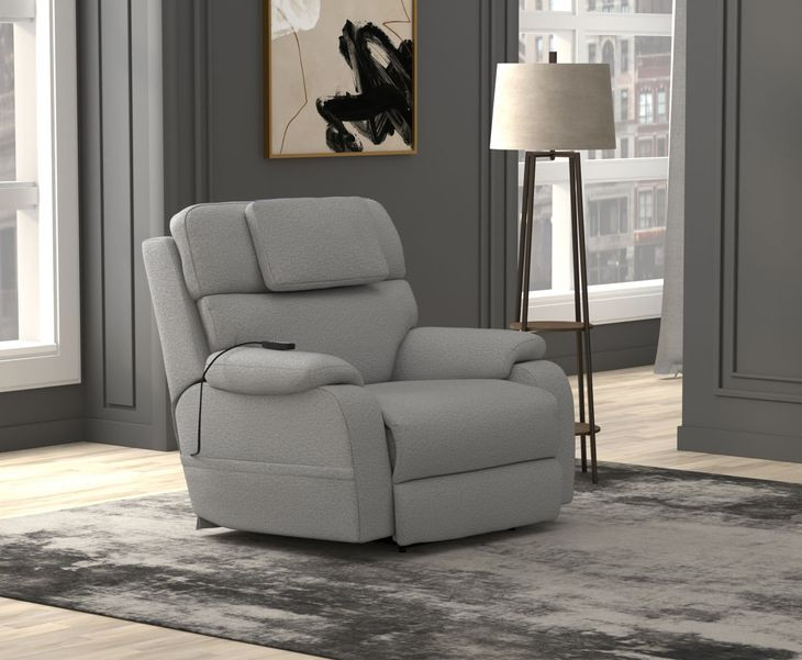 Dreamtime Haze Performance Fabric Zero Gravity Power Recliner with USB Charging and Neck Pillow