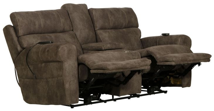 Tranquility Pewter Lay Flat Power Reclining Living Room Set
