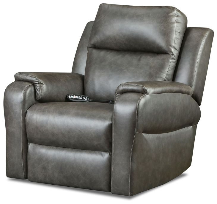 Davidson Slate Leather Zero Gravity Power Recliner