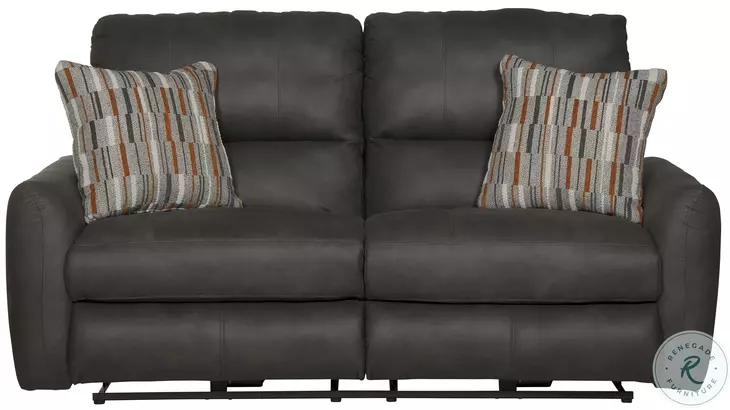 Dorian Charcoal Power Reclining 78" Loveseat