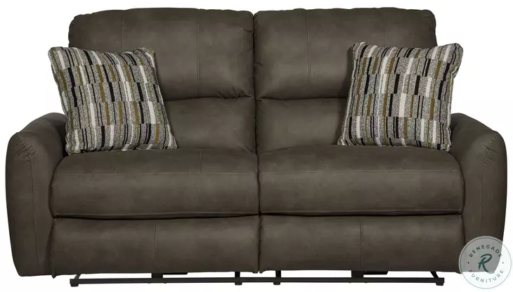 Dorian Pebble Power Reclining 78" Loveseat