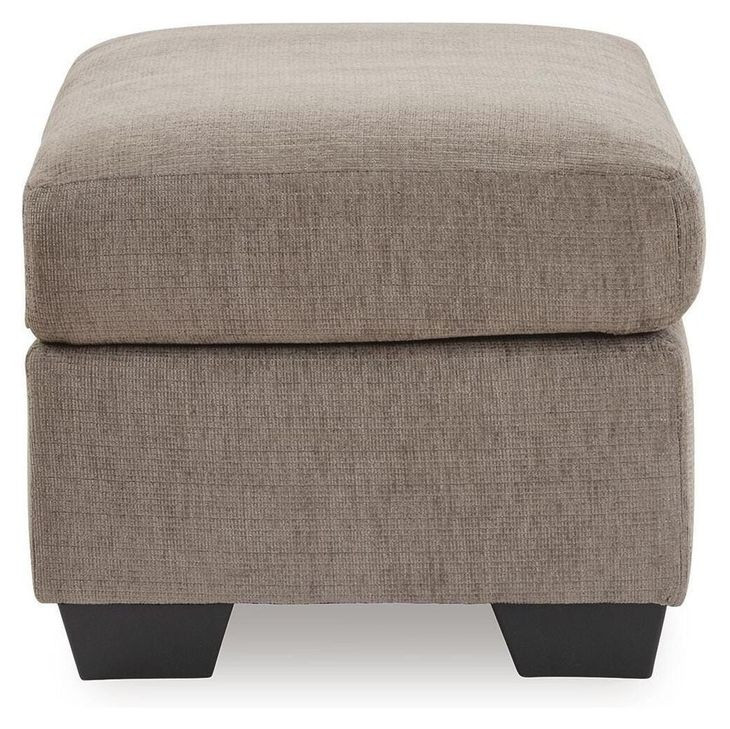 Loreo Beige Upholstered Rectangular Ottoman